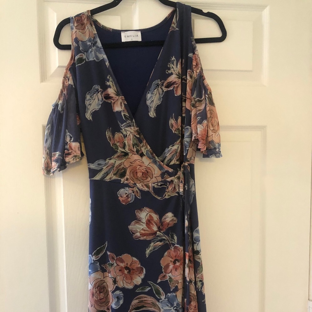 Boutique Floral Wrap Dress